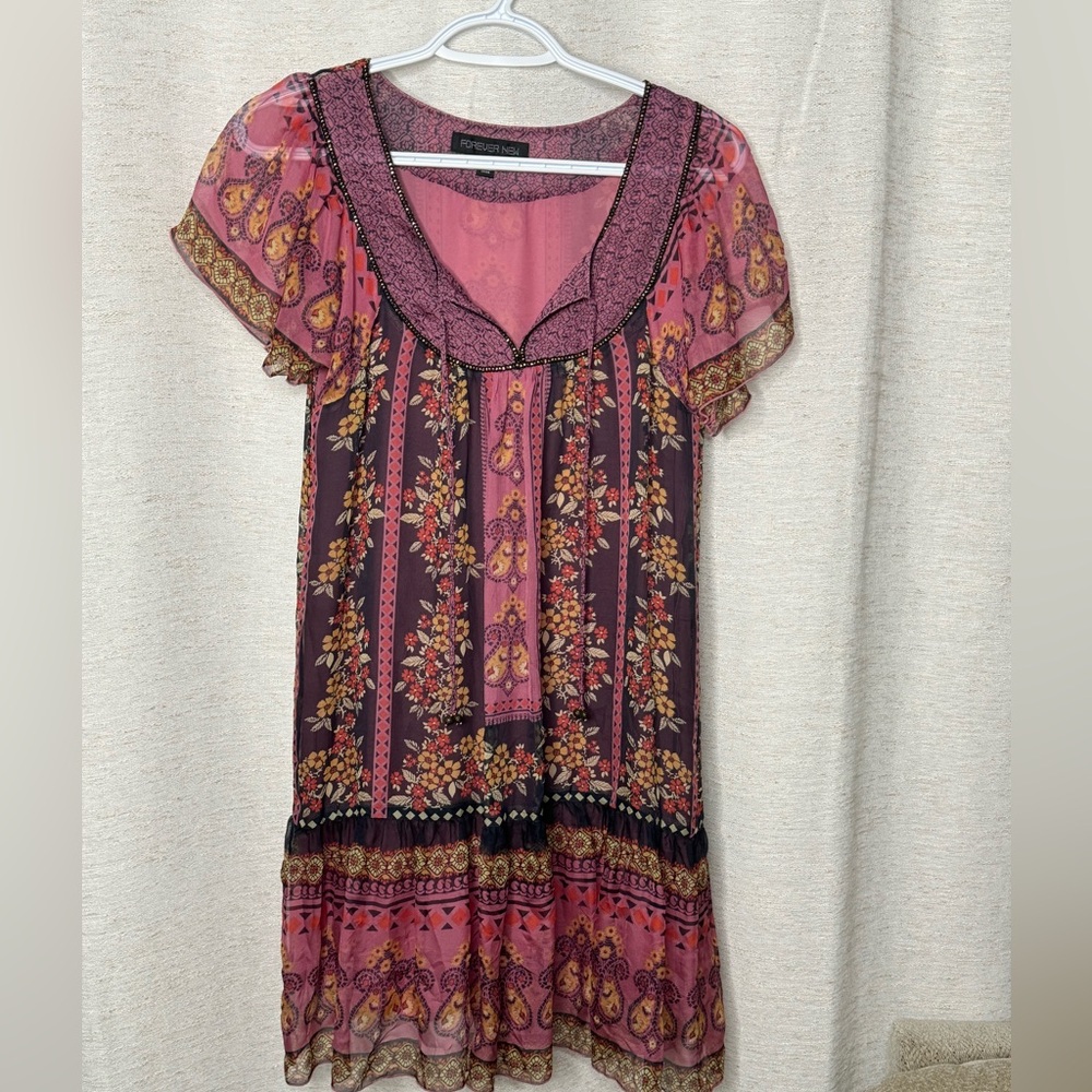 100% silk Dress